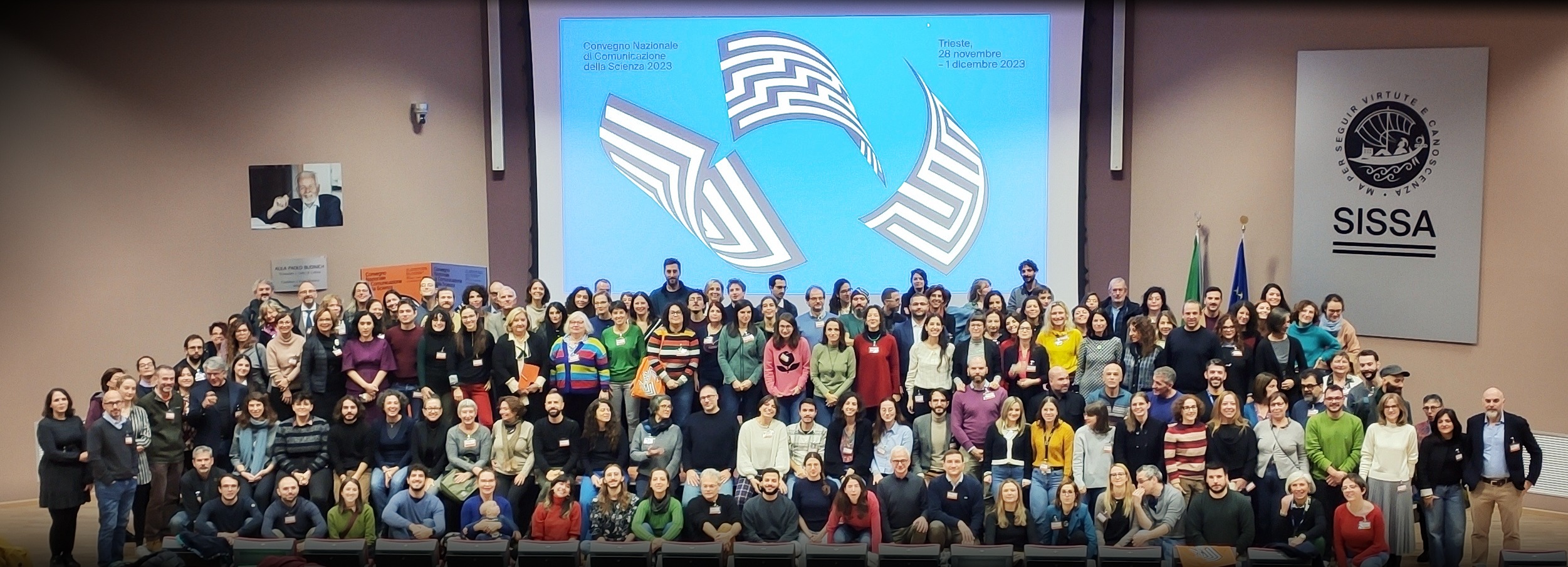 Convegno Nazionale di Comunicazione della Scienza 2023 – Foto di Gruppo